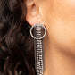 Dazzle by Default - Black - Paparazzi Earring Image