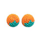 As Happy As Can BEAD - Orange - Paparazzi Earring Image