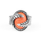 Palm Panache - Orange - Paparazzi Ring Image