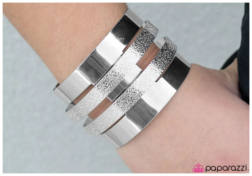 Paparazzi Bracelet ~ Enchantress - Silver