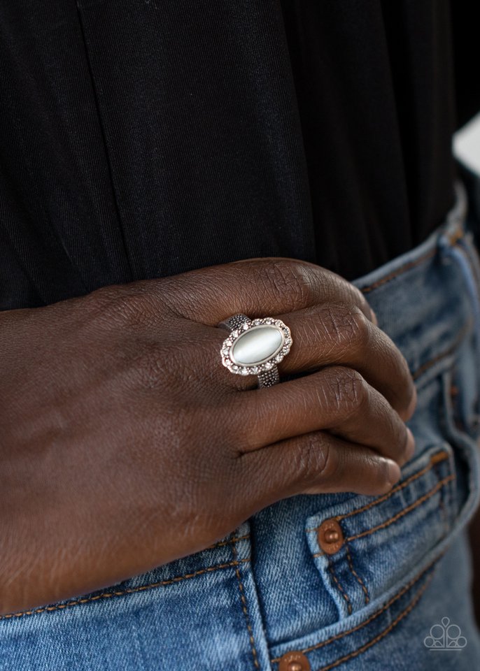 Fabulously Flawless - White - Paparazzi Ring Image