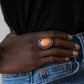 Desert Mine - Orange - Paparazzi Ring Image