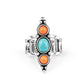 Sahara Sage - Orange - Paparazzi Ring Image