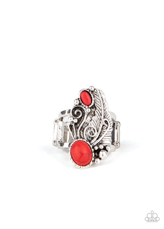 Desert Nest - Red - Paparazzi Ring Image