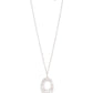 Dizzying Dazzle - White - Paparazzi Necklace Image
