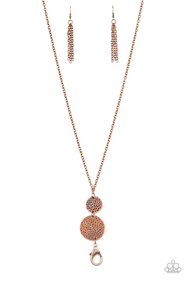 Shoulder To Shoulder - Copper - Paparazzi Necklace Image