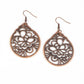 Garden Mosaic - Copper - Paparazzi Earring Image