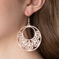 Petal Promenade - Rose Gold - Paparazzi Earring Image