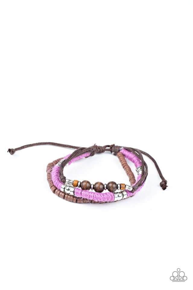 Totally Tiki - Purple - Paparazzi Bracelet Image