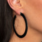 The Inside Track - Black - Paparazzi Earring Image