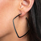 Brazen Beauty - Black - Paparazzi Earring Image