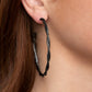 Totally Throttled - Black - Paparazzi Earring Image