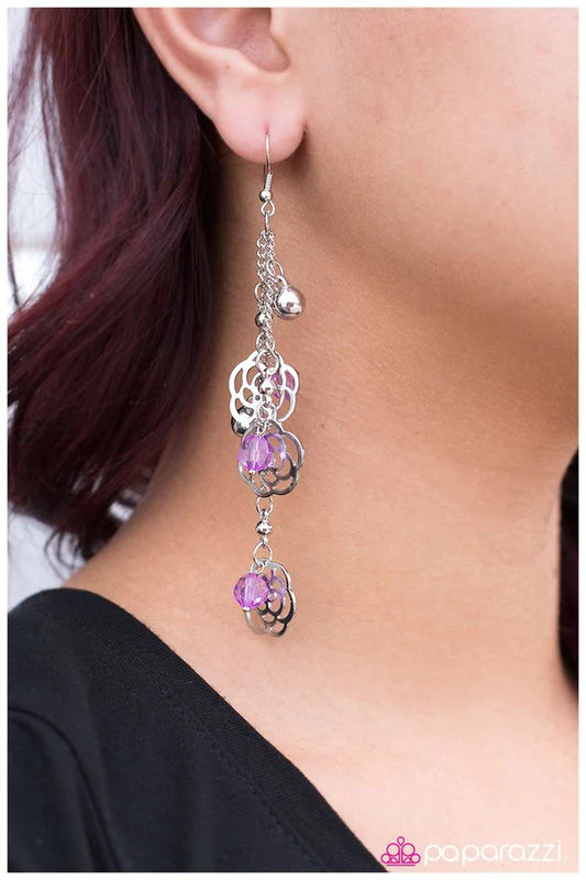 Paparazzi Earring ~ Getting the Hang of It - Purple