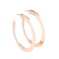 The Inside Track - Copper - Paparazzi Earring Image
