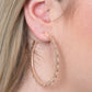 Radiant Ridges - Rose Gold - Paparazzi Earring Image