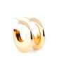 Chic CRESCENTO - Gold - Paparazzi Earring Image