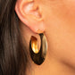 Chic CRESCENTO - Gold - Paparazzi Earring Image