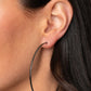 Very Curvaceous - Black - Paparazzi Earring Image