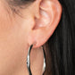 Asymmetrical Attitude - Silver - Paparazzi Earring Image