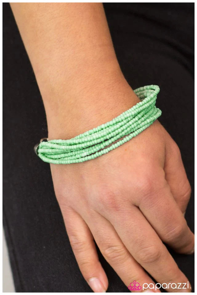 Paparazzi Bracelet ~ Could You Be More PACIFIC? - Green