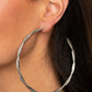 Out of Control Curves - Silver - Paparazzi Earring Image