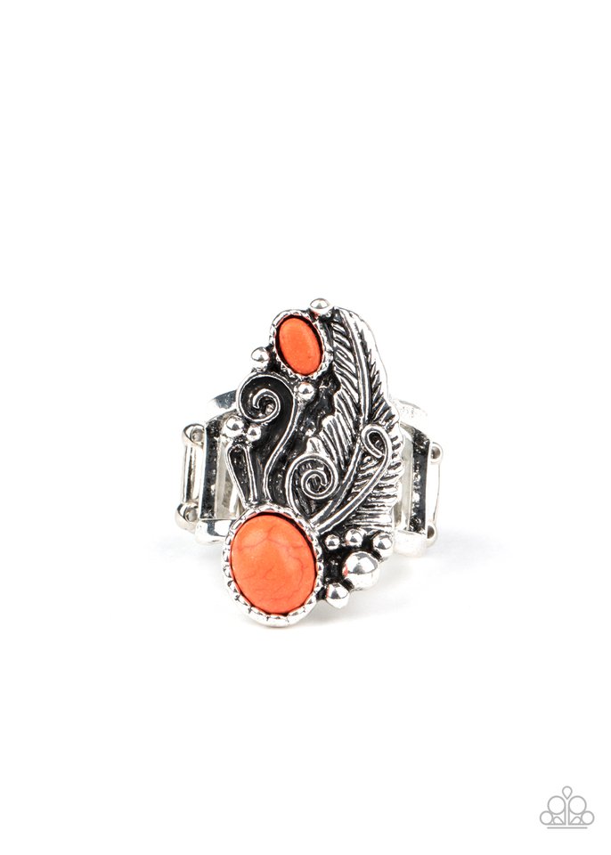 Desert Nest - Orange - Paparazzi Ring Image