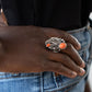 Desert Nest - Orange - Paparazzi Ring Image