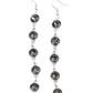Trickle Down Twinkle - Silver - Paparazzi Earring Image