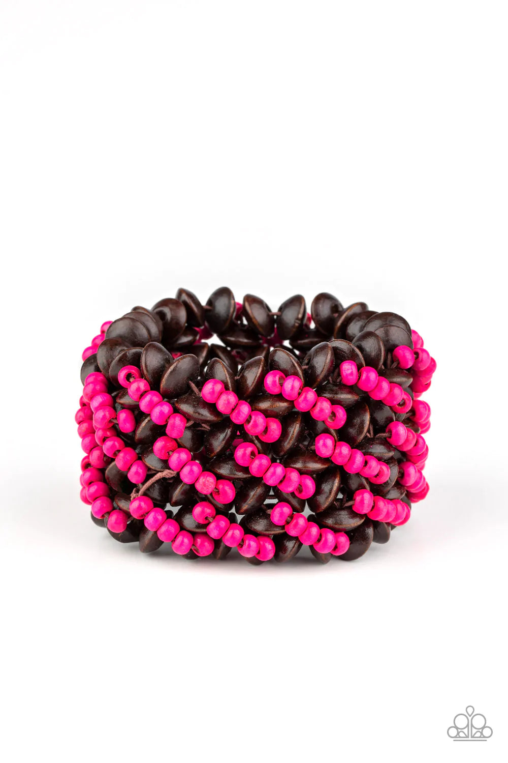 Paparazzi Bracelet ~ Cozy in Cozumel - Pink