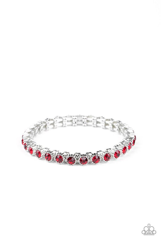 Starry Social - Red - Paparazzi Bracelet Image