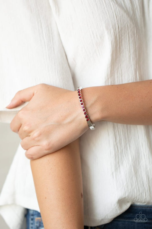 Stellar Beam - Red - Paparazzi Bracelet Image