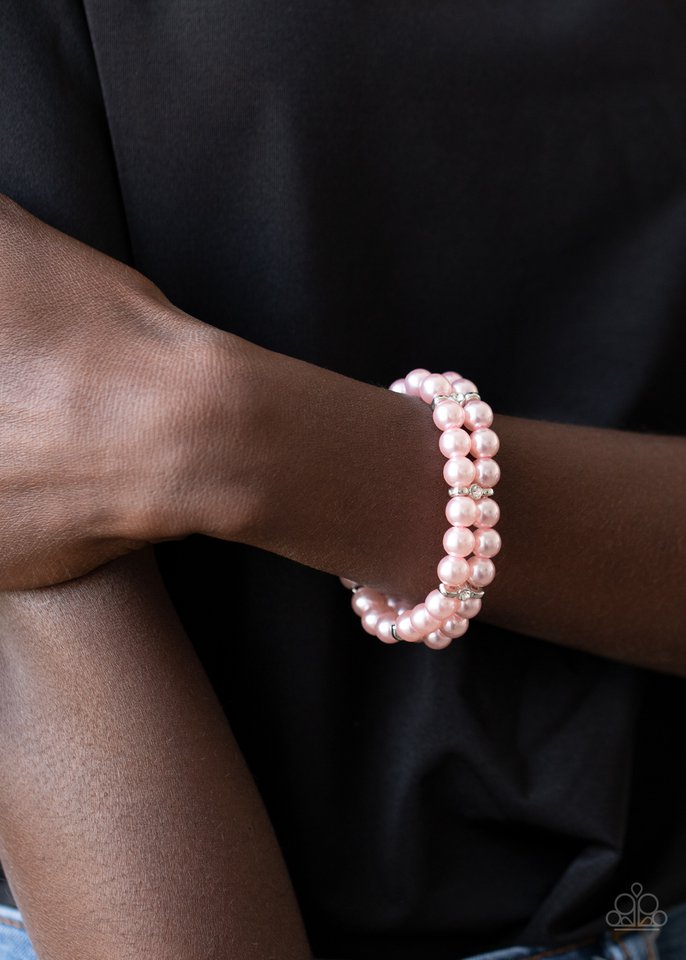 Downtown Debut - Pink - Paparazzi Bracelet Image