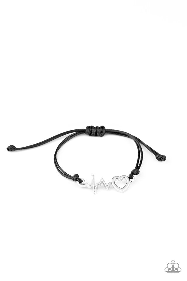 Cardiac Couture - Black - Paparazzi Bracelet Image