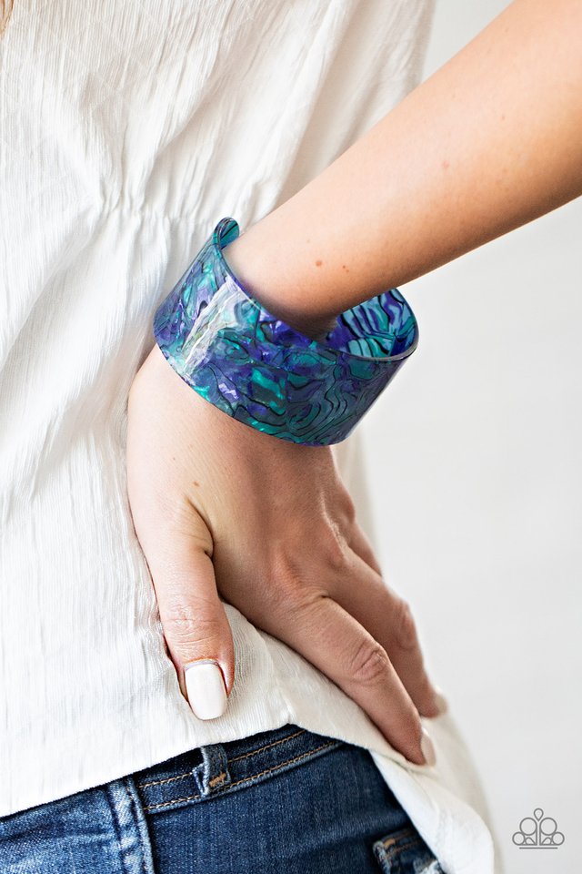 Cosmic Couture  - Blue - Paparazzi Bracelet Image