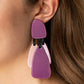 All FAUX One - Purple - Paparazzi Earring Image