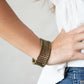 Rustic Rebellion - Brass - Paparazzi Bracelet Image