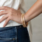 Couture Court - Gold - Paparazzi Bracelet Image