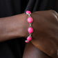 Nice Stonework - Pink - Paparazzi Bracelet Image