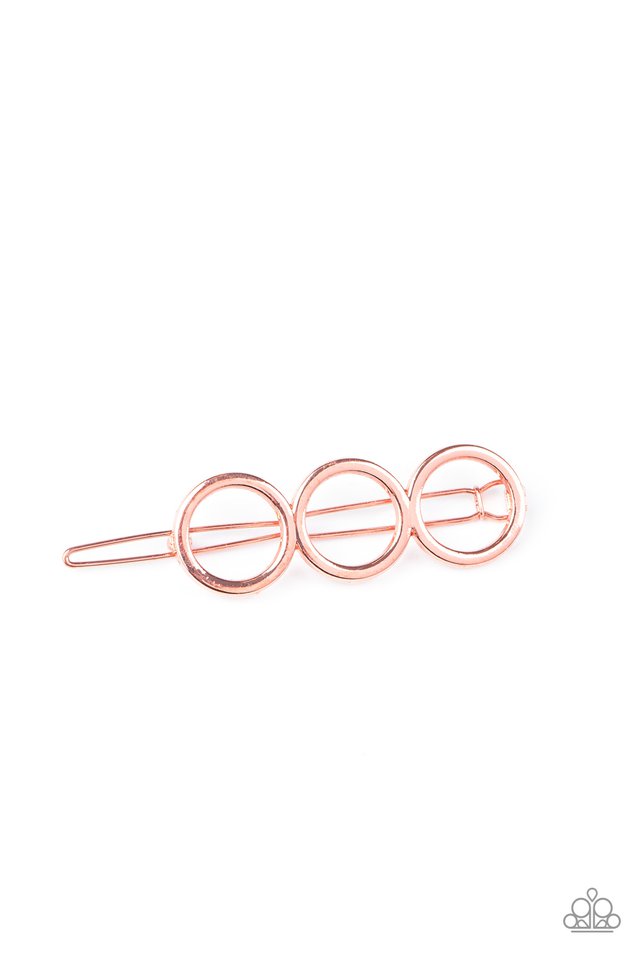 A HOLE Lot of Trouble - Copper - Paparazzi Hair Accessories Image