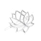 Lotus Pools - Silver - Paparazzi Hair Accessories Image