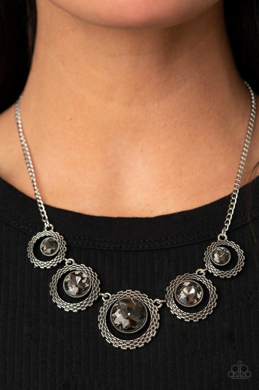 PIXEL Perfect - Silver - Paparazzi Necklace Image