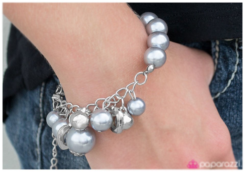 Paparazzi Bracelet ~ The Graduate - Silver