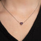 Hit Em Where It HEARTS - Purple - Paparazzi Necklace Image