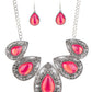 Opal Auras - Pink - Paparazzi Necklace Image