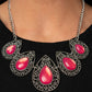 Opal Auras - Pink - Paparazzi Necklace Image