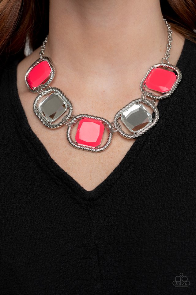 Pucker Up - Pink - Paparazzi Necklace Image