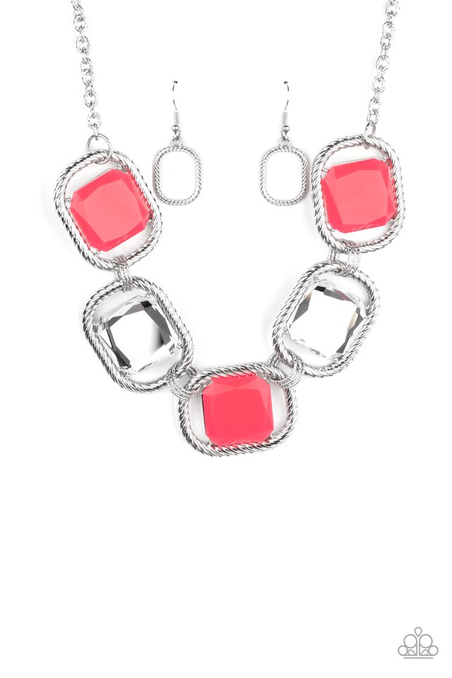 Pucker Up - Pink - Paparazzi Necklace Image