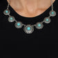 Sahara Solar Power - Blue - Paparazzi Necklace Image