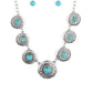 Sahara Solar Power - Blue - Paparazzi Necklace Image