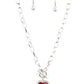Check Your Heart Rate - Red - Paparazzi Necklace Image